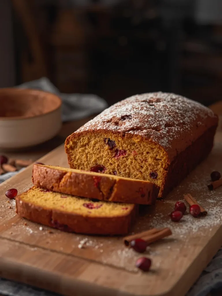 Pumpkin Cranberry Bread