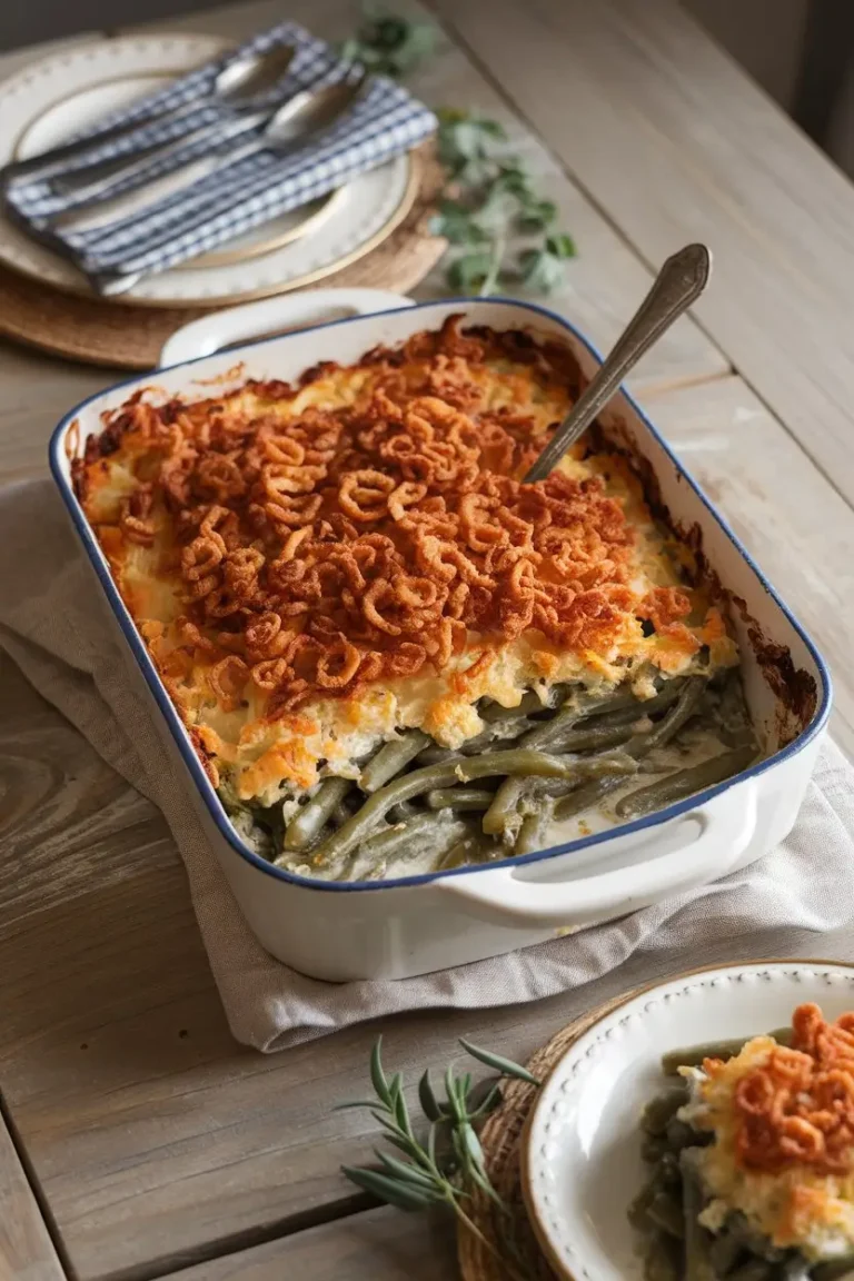 Southern Green Bean Casserole: Traditional Delight Southern Green Bean Casserole