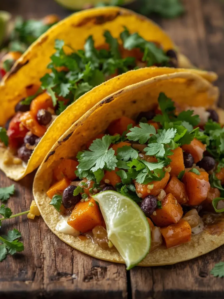 Sweet Potato and Black Bean Tacos