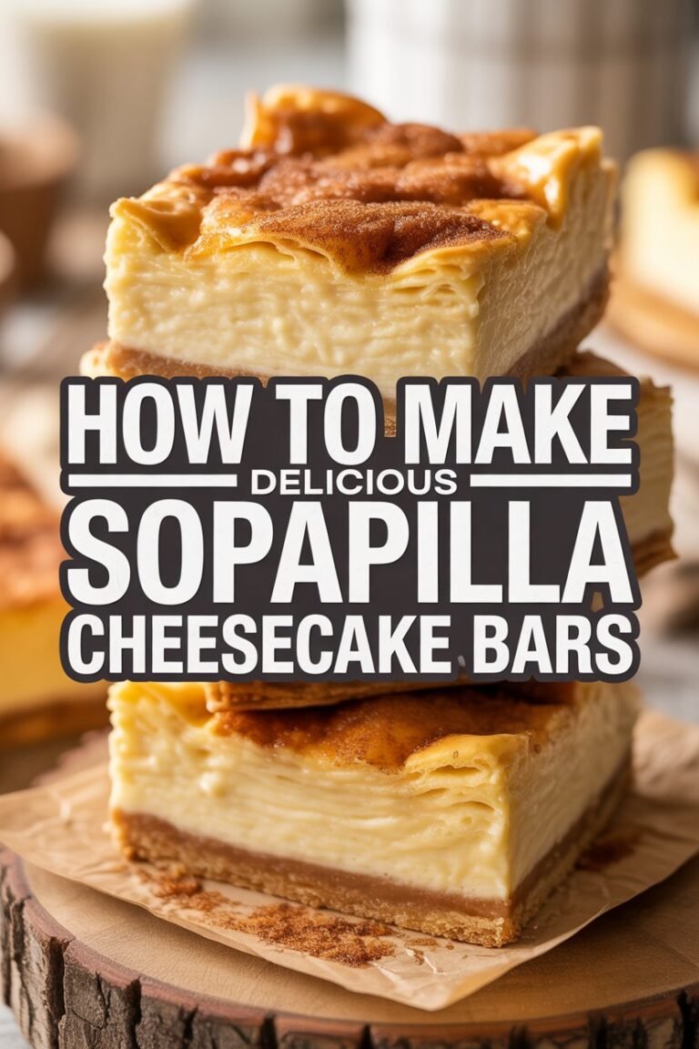 These Sopapilla Cheesecake Bars are rich, creamy, and incredibly easy to make. With layers of buttery crescent dough, smooth cream cheese filling, and a sweet cinnamon-sugar topping, this dessert delivers the perfect balance of creamy and crispy textures. Ideal for parties, potlucks, or an effortless family dessert.