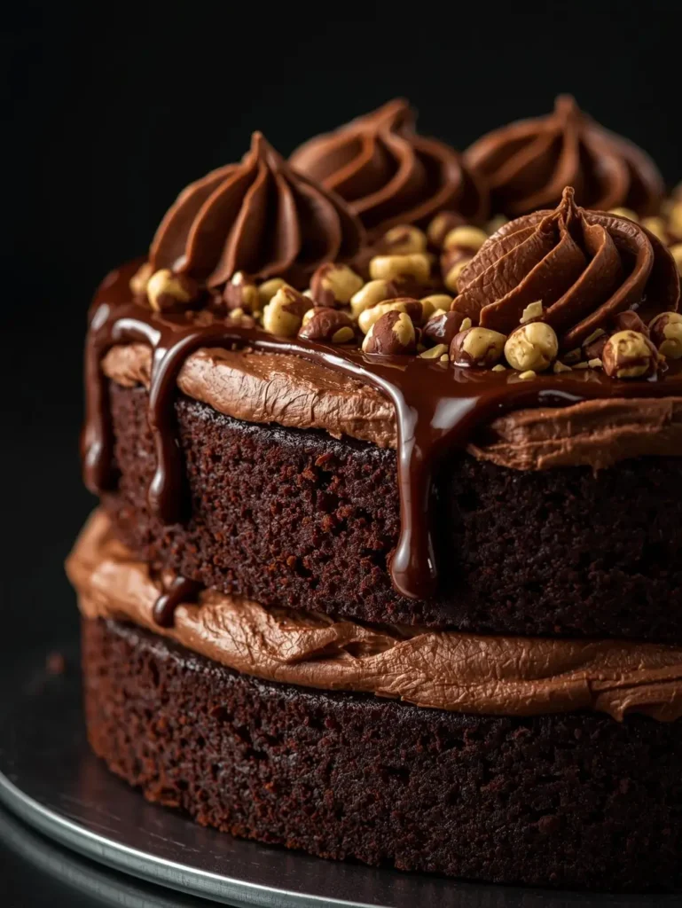 Mouthwatering Chocolate Nutella Cake Mouthwatering Chocolate Nutella Cake