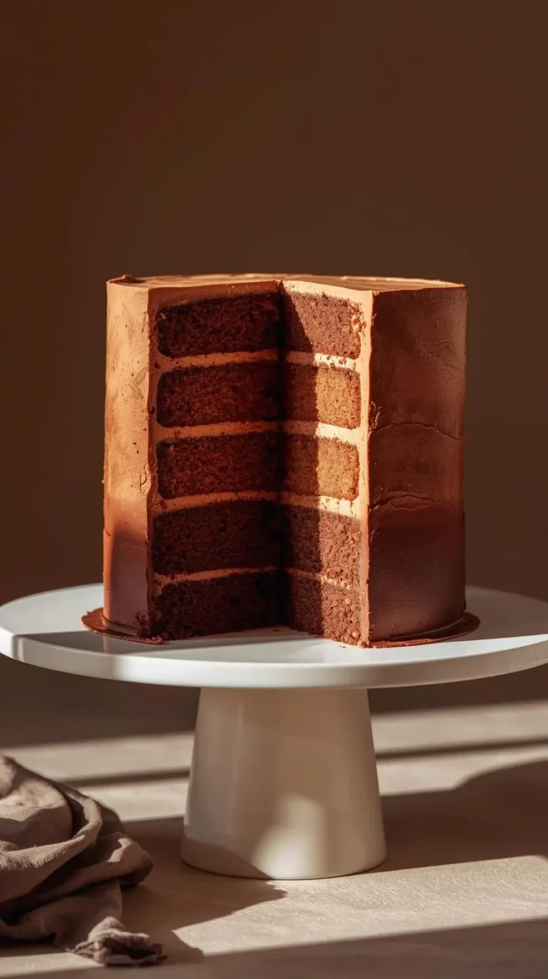 Ombre Chocolate Cake