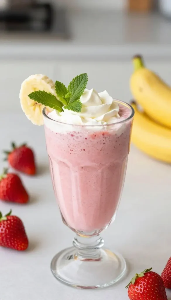 Creamy Strawberry Banana Smoothie recipe strawberry banana smoothie recipe