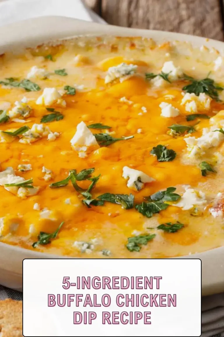 5-Ingredient Buffalo Chicken Dip Recipe