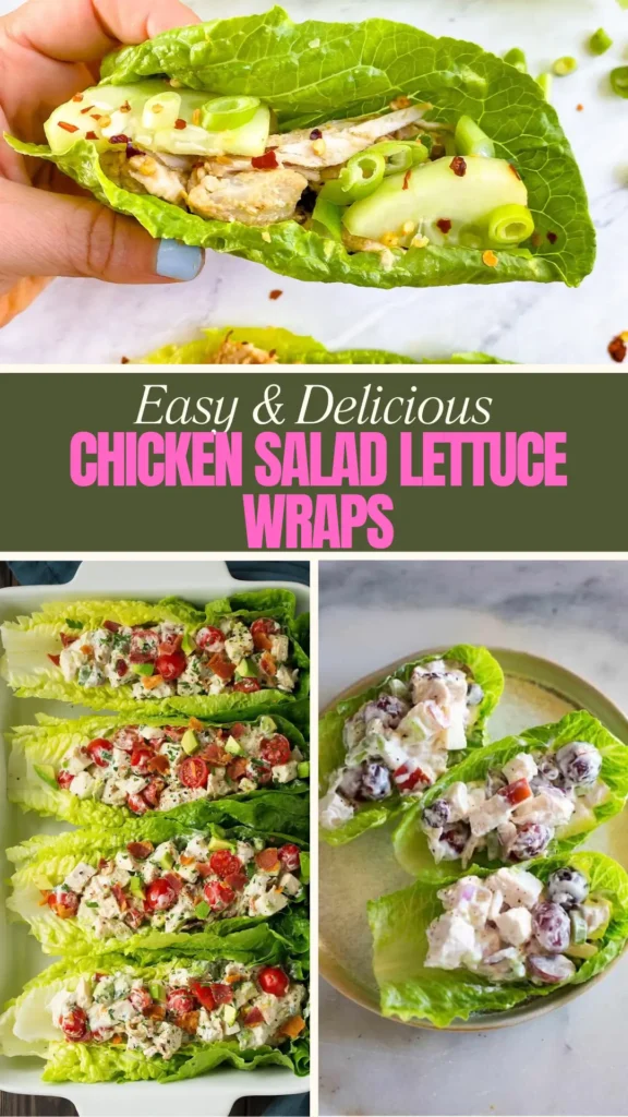 Chicken Salad Lettuce Wraps
