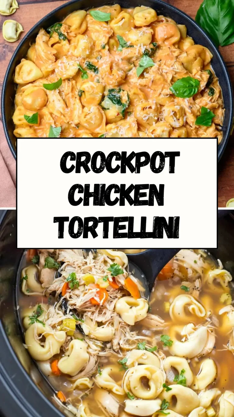 Crockpot Chicken Tortellini
