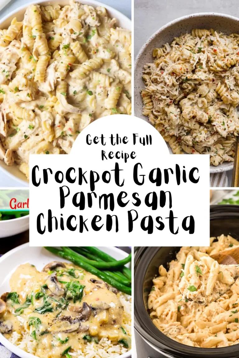 Crockpot Garlic Parmesan Chicken Pasta 1