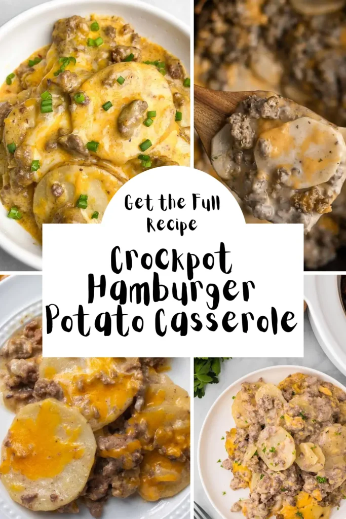 🥔🍔 Crockpot Hamburger Potato Casserole (Old-School Comfort, Zero Stress) Crockpot Hamburger Potato Casserole