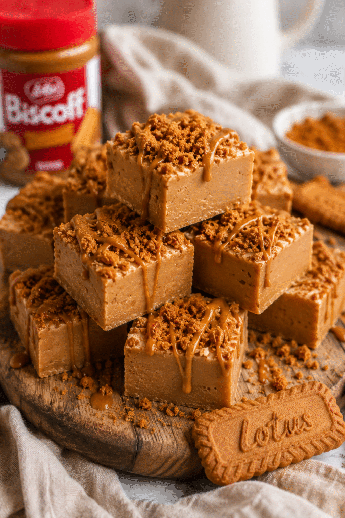 Easy Biscoff Fudge