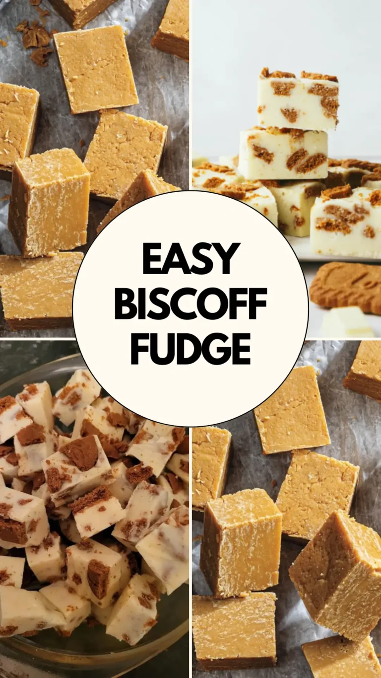 Easy Biscoff Fudge