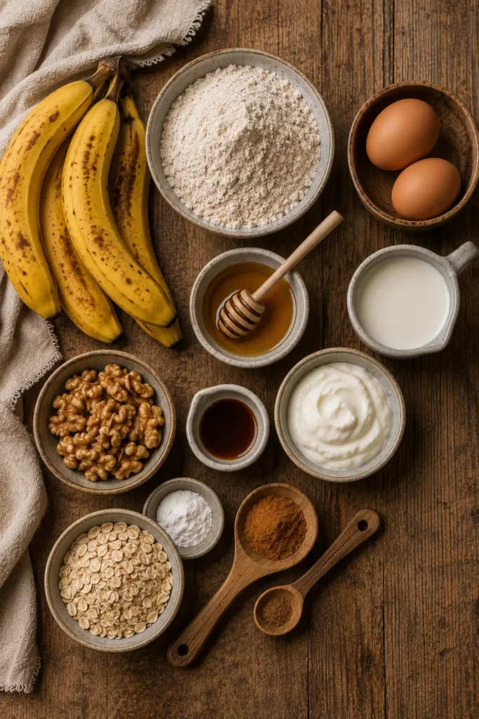Healthy banana muffins 1