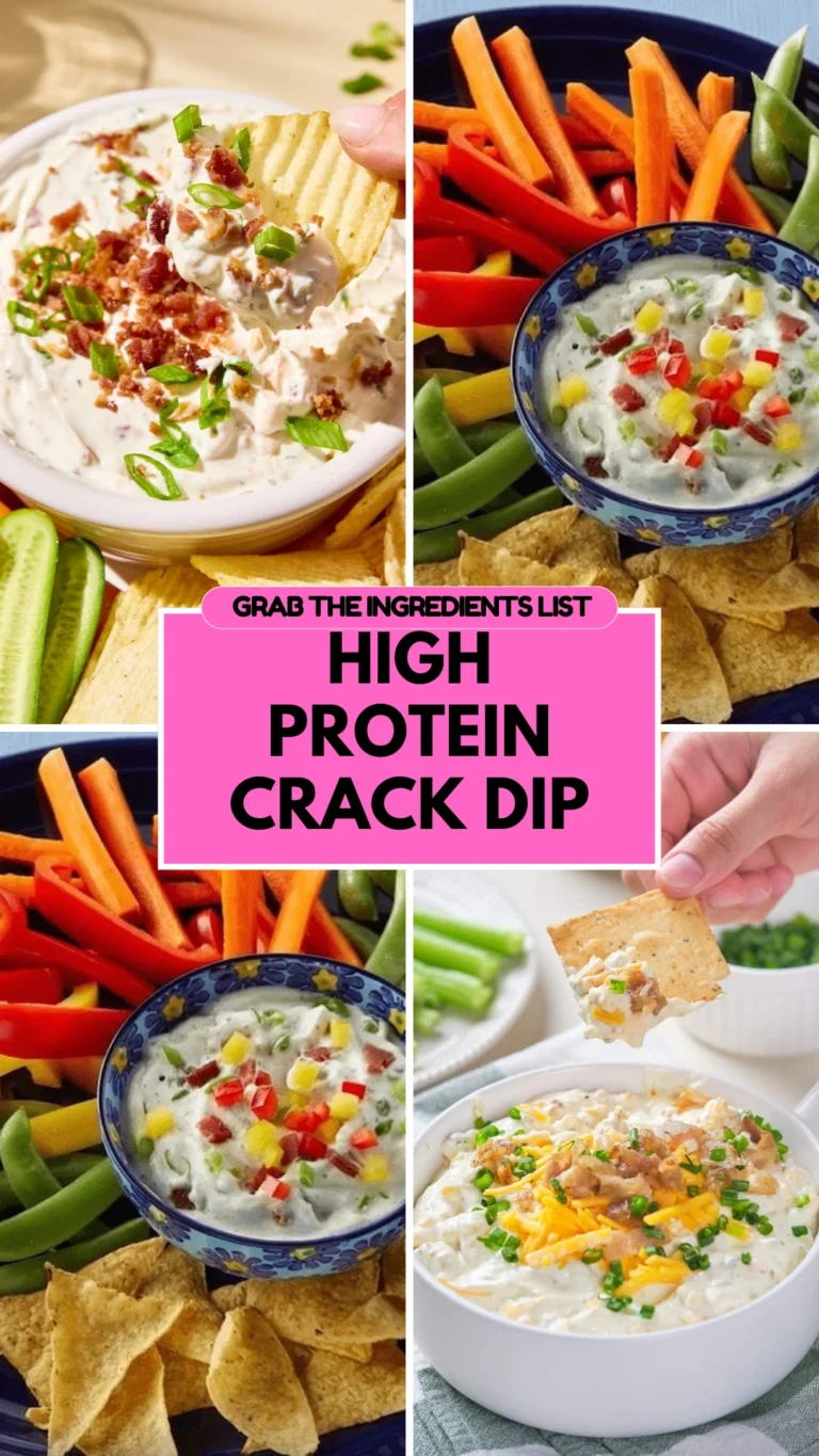High Protein Crack Dip
