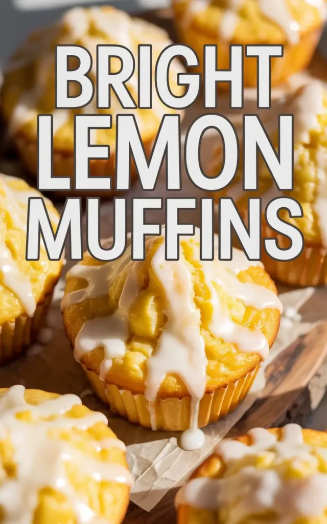 BRIGHT LEMON MUFFINS Lemon Muffins