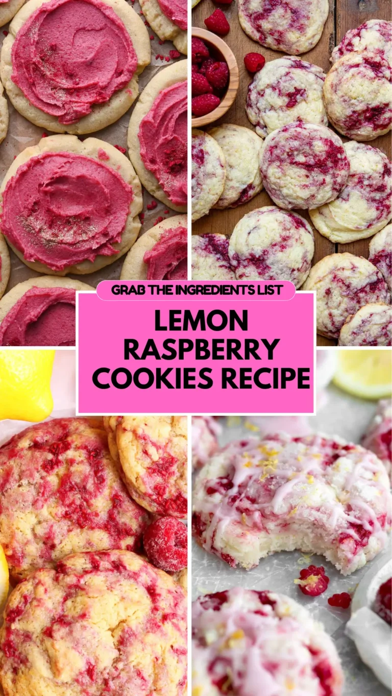 Lemon Raspberry Cookies Recipe