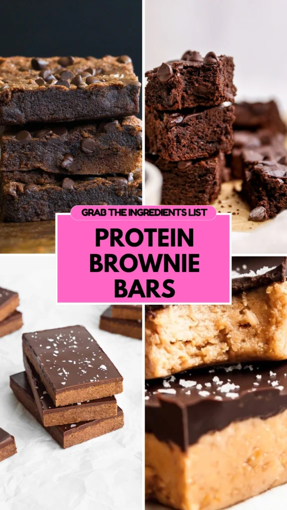 Protein Brownie Bars (Fudgy, Chocolatey, No Regrets) Protein Brownie Bars