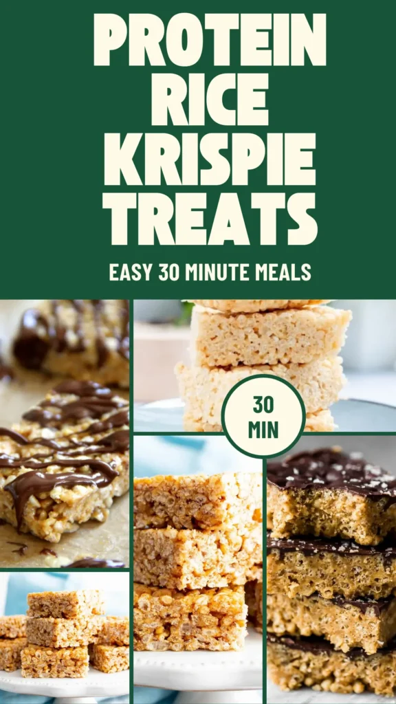 Protein Rice Krispie Treats (Childhood Snack, Grown-Up Macros) Protein Rice Krispie Treats for a Healthier Dessert
