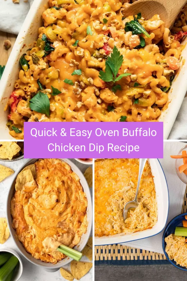 Quick & Easy Oven Buffalo Chicken Dip Recipe