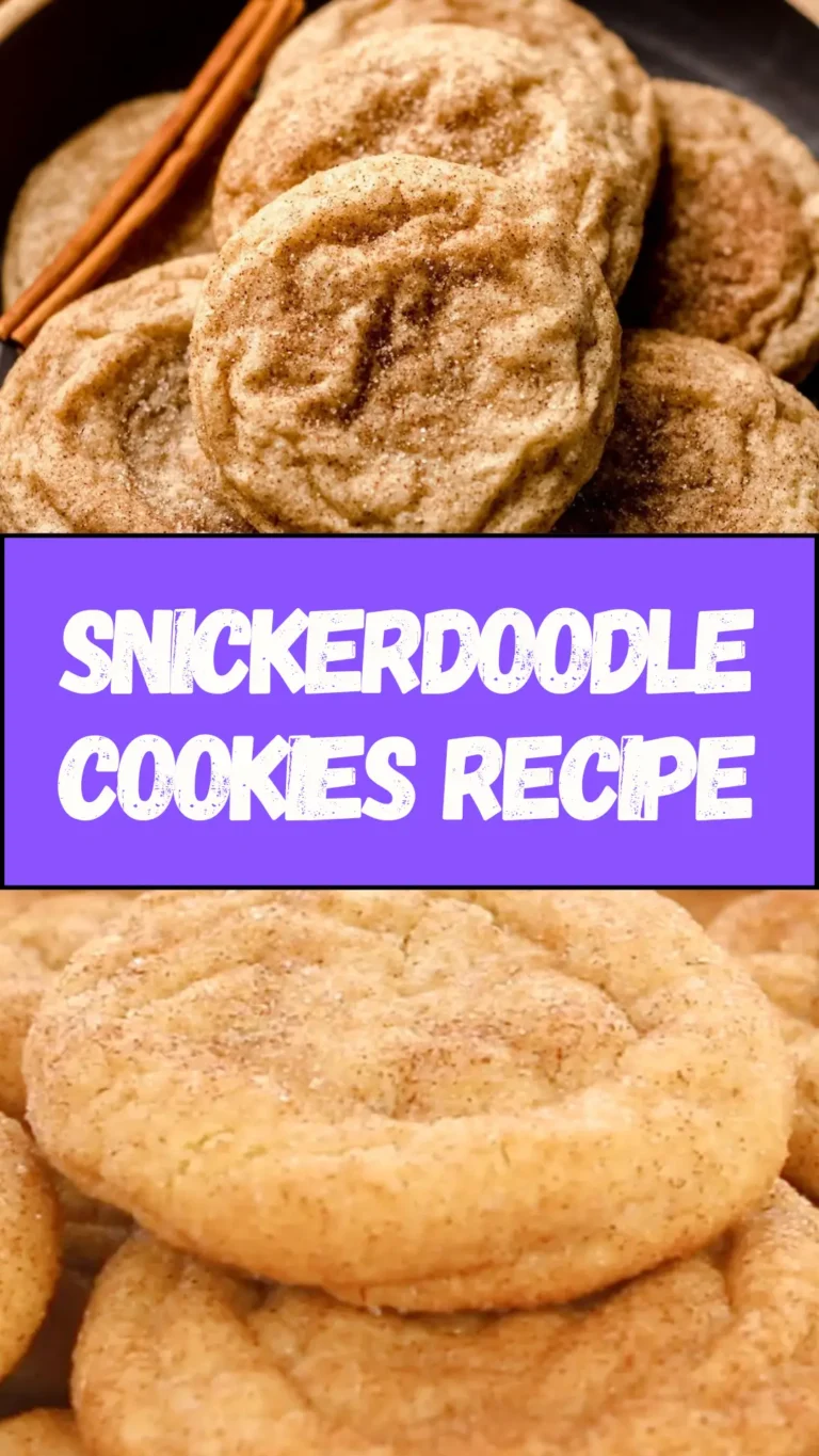 Perfect Snickerdoodle Cookies Recipe: A Quick Guide Snickerdoodle Cookies Recipe
