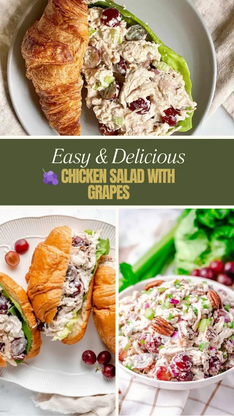 🍇 Chicken Salad with Grapes Sweet Savory and Slightly Addictive