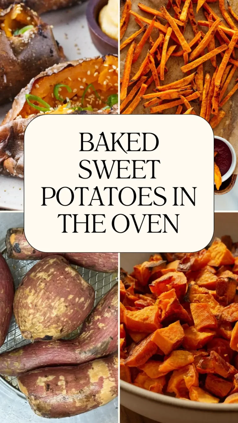 π π₯ Baked Sweet Potatoes in the Oven (Perfectly Tender & Caramelized Every Time) Baked Sweet Potatoes in the Oven