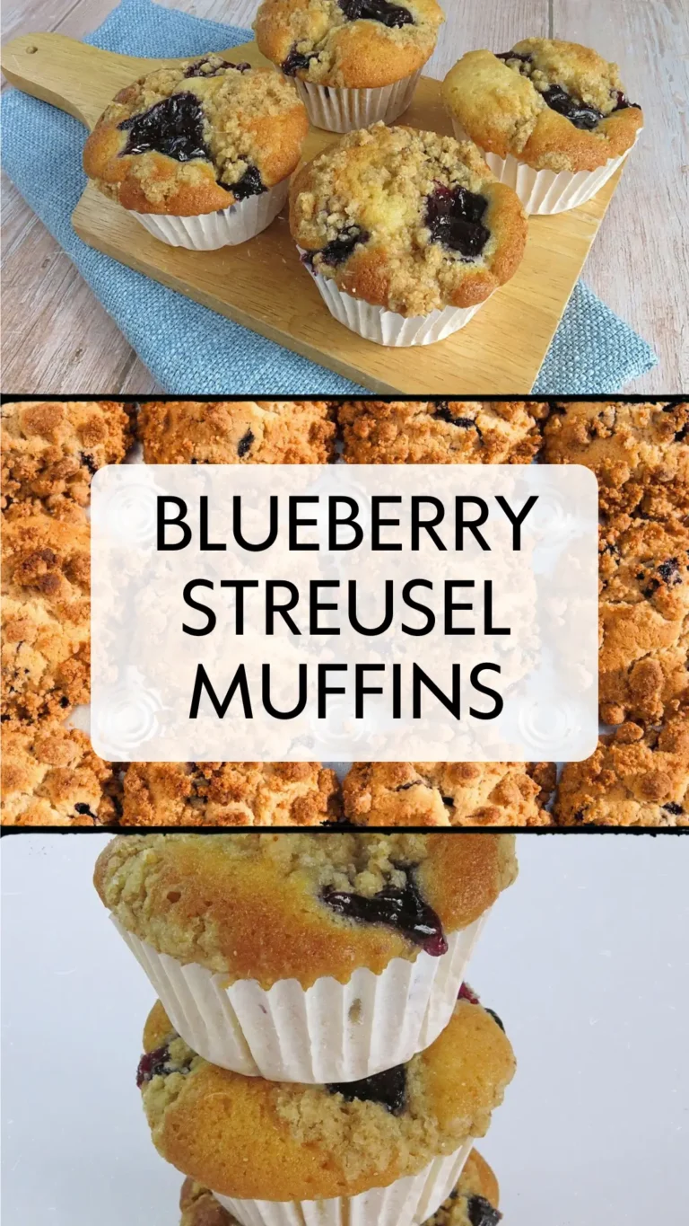 Blueberry streusel muffins