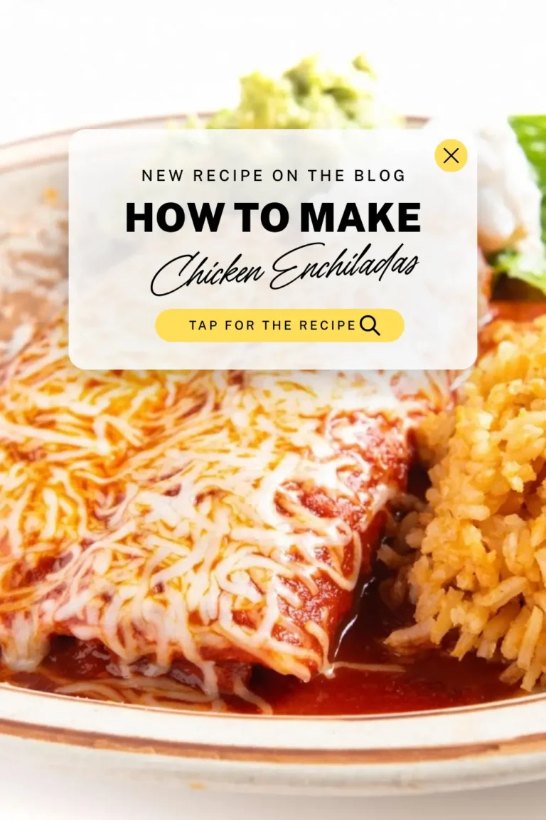 ๐ฏ๐ฅ Chicken Enchiladas (Cheesy, Saucy & Perfectly Baked) Chicken Enchiladas