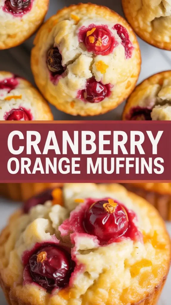ππ§ Cranberry Orange Muffins Recipe (Bright, Moist & Bakery-Style) Cranberry Orange Muffins Recipe