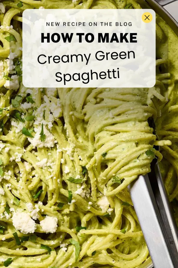 Creamy Green Spaghetti Creamy Green Spaghetti