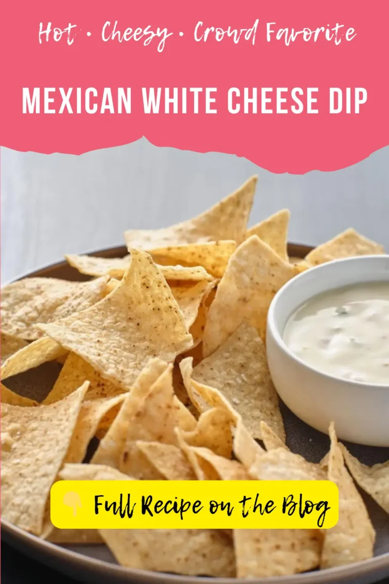 🧀✨ Mexican White Cheese Dip (Queso Blanco Style) ✨🌶️ Mexican White Cheese Dip