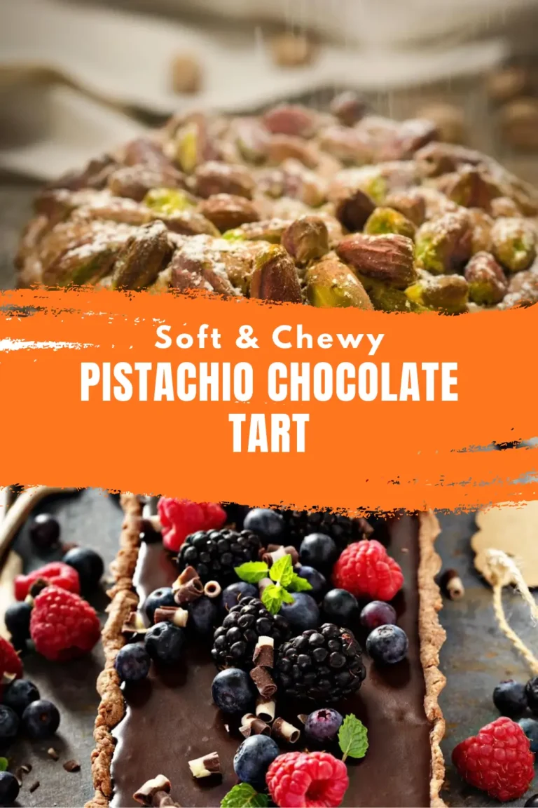 Pistachio Chocolate Tart