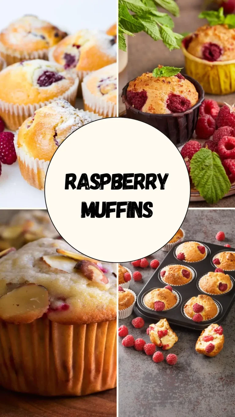 Raspberry Muffins (bright, juicy, and a little fancy) Raspberry Muffins