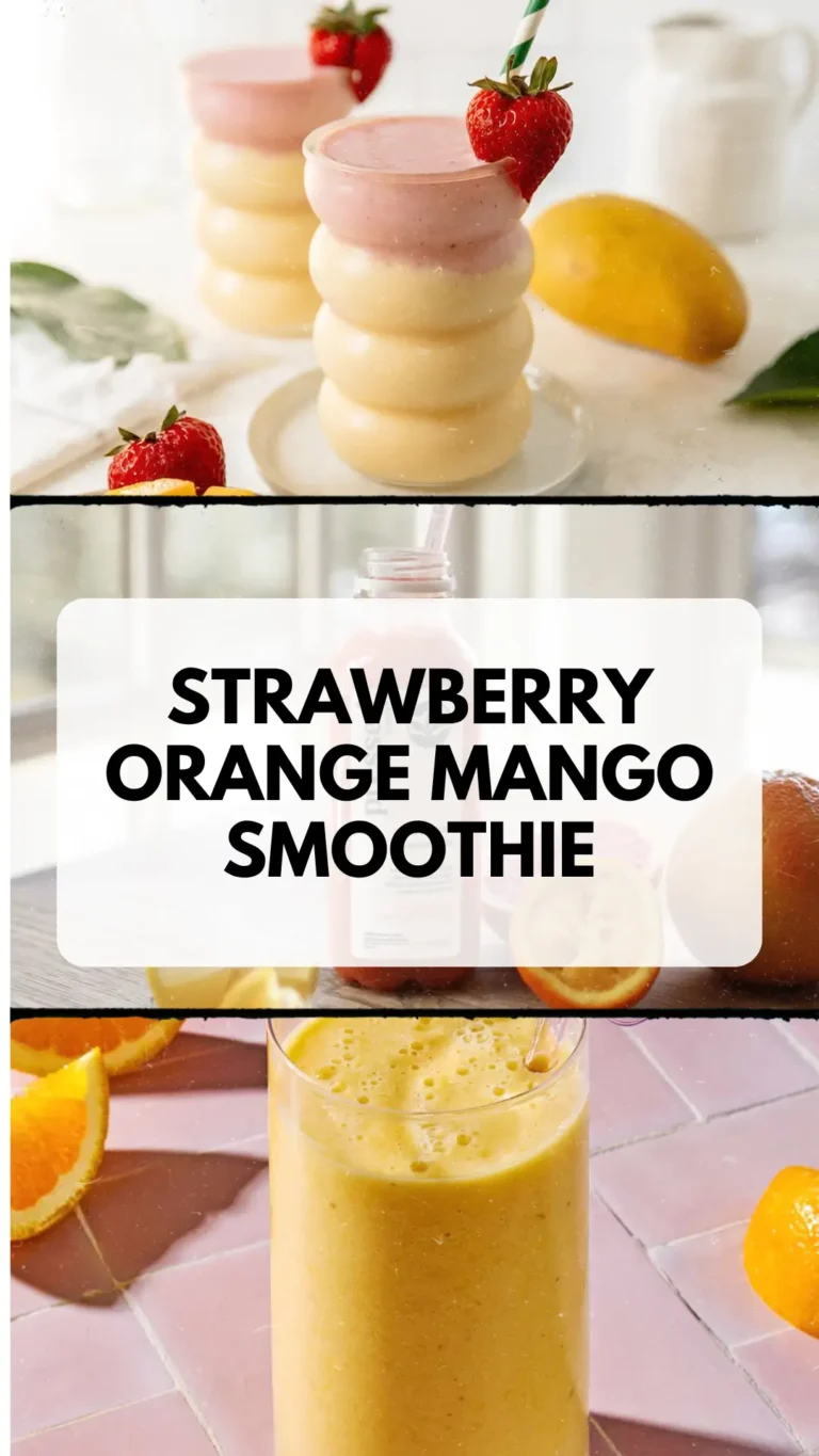 Strawberry Orange Mango Smoothie