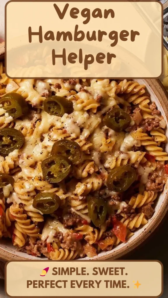 Vegan Hamburger Helper