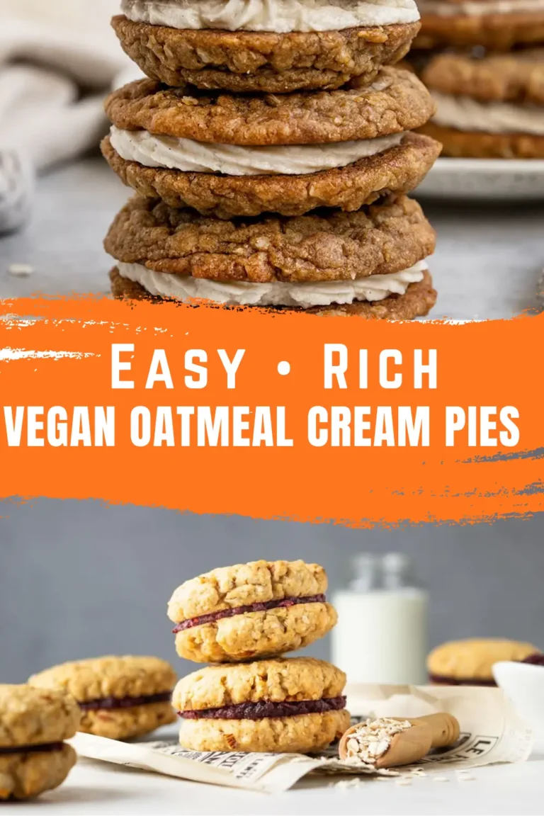 Vegan Oatmeal Cream Pies