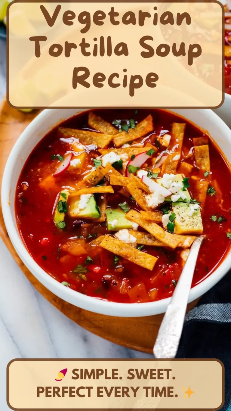 Vegetarian Tortilla Soup Recipe Vegetarian Tortilla Soup Recipe