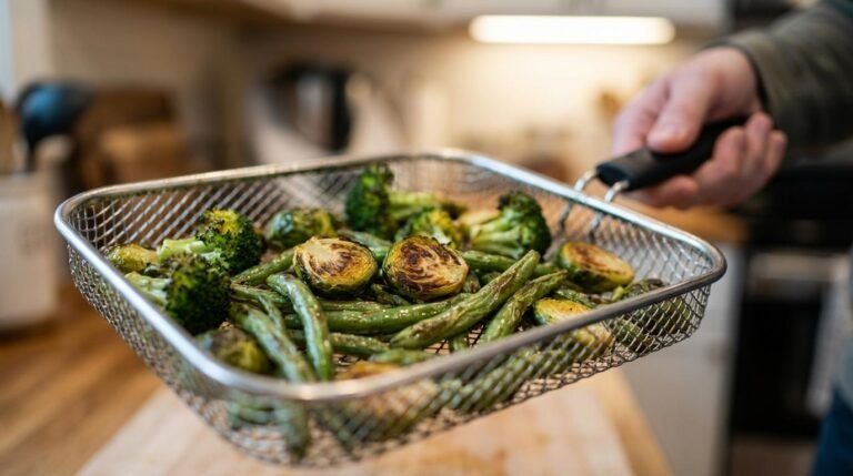 printable air fryer vegetable cooking times