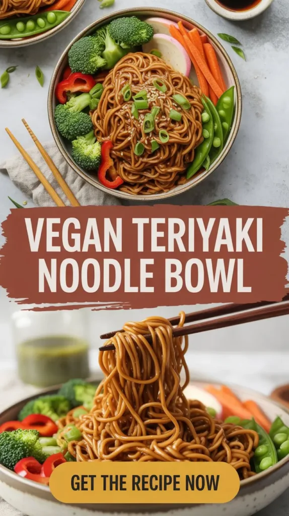 Vegan Teriyaki Noodle Bowl