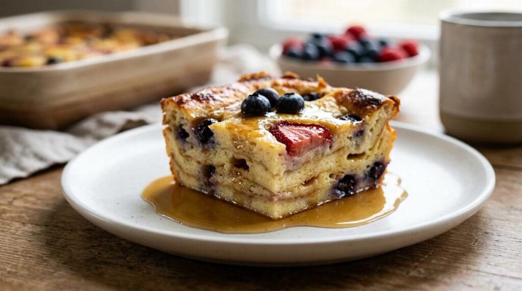 Pancake Casserole Delight pancake casserole