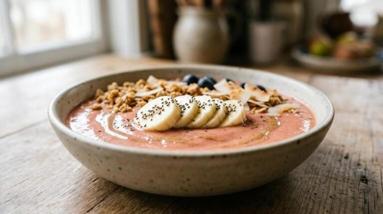 aesthetic smoothie bowl