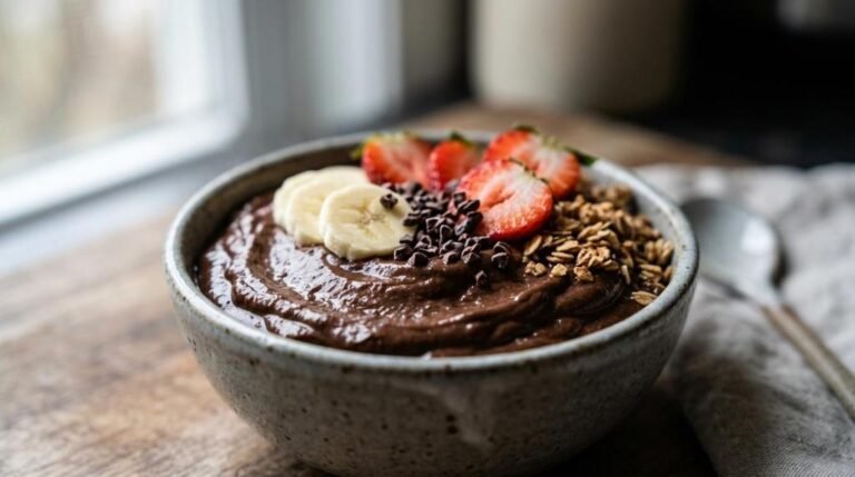 chocolate smoothie bowl