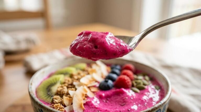 dragon fruit smoothie bowl