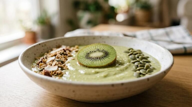 green smoothie bowl