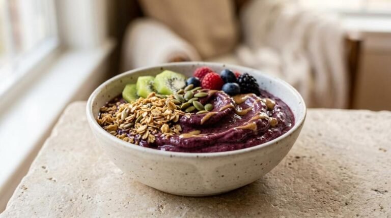 healthy smoothie bowl