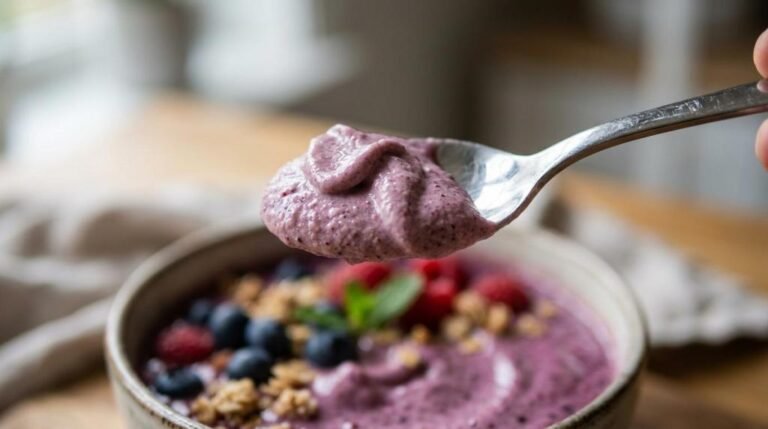 high protein smoothie bowl