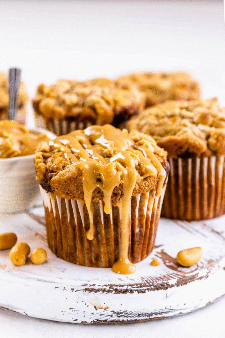 Peanut Butter Banana Muffins