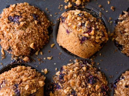 Vegan Blueberry Coconut Muffins image 127