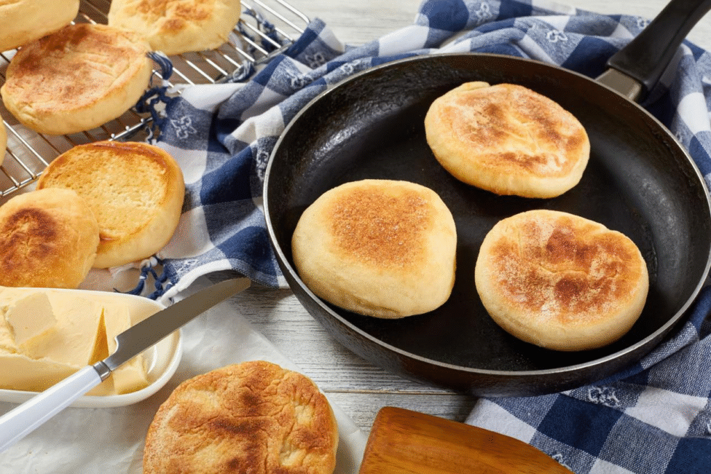 Sourdough English Muffins