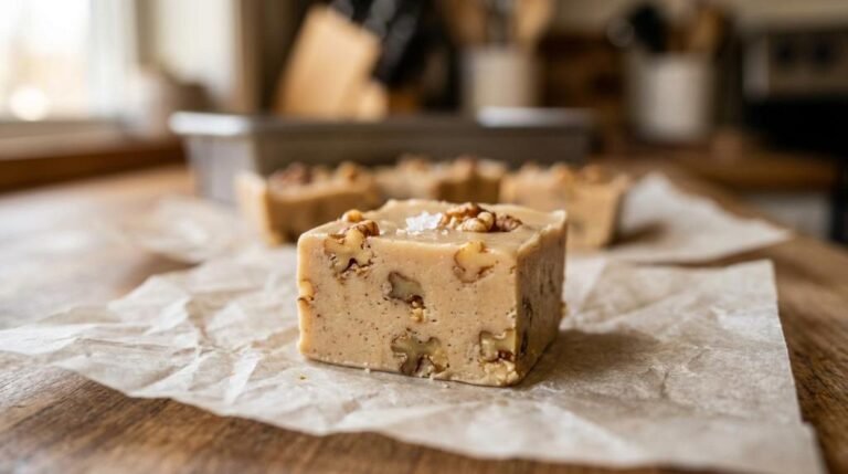 keto maple walnut fudge