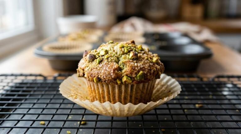 pistachio muffins