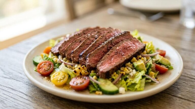steak summer salad